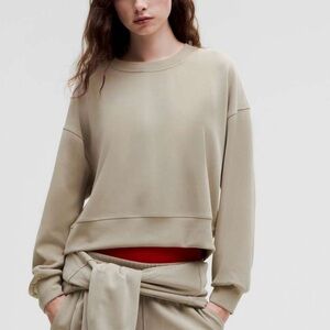 Lululemon Perfectly Oversized Crop Crew Softstream